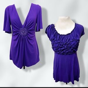 Bundle of 2 purple Blouses